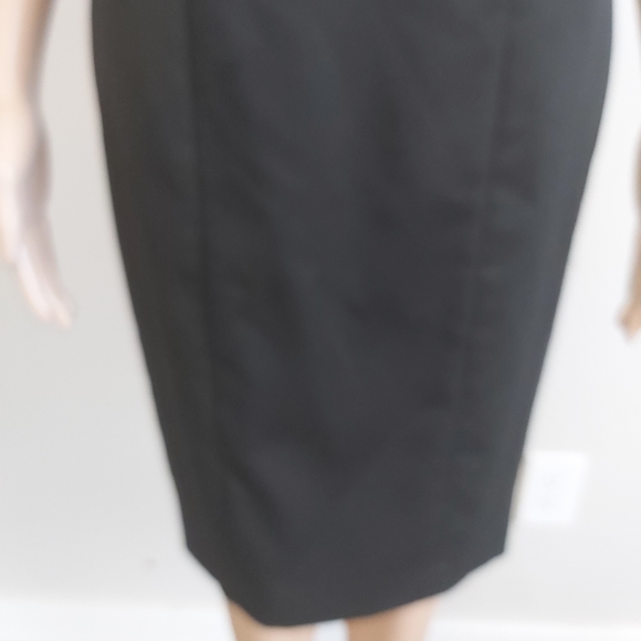 Bebe black sheath dress midi pencil cut - Picture 4 of 14